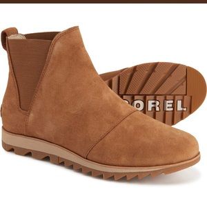 Sorel Harlow Chelsea bootie camel brown